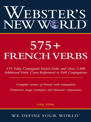 cover image of Webster's New World 575+ French Verbs